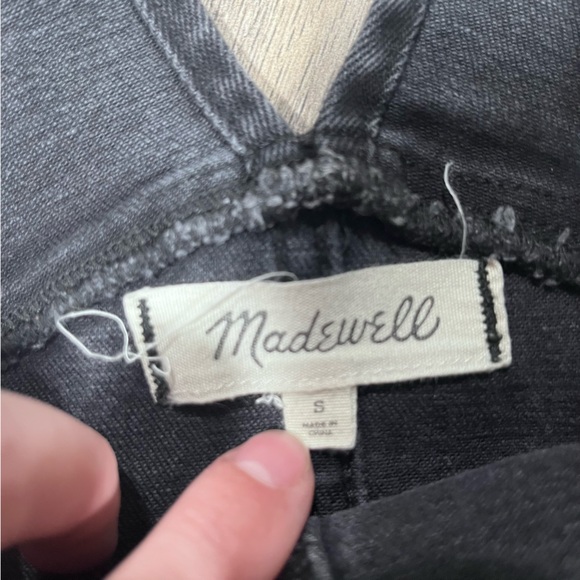 Madewell Black Skinny Ankle Length Overalls Size Small - Picture 2 of 12